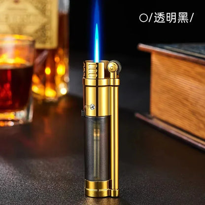 Windproof Gas-Electric Plasma Lighter – USB Type-C Rechargeable Folding Gun-Shaped Torch