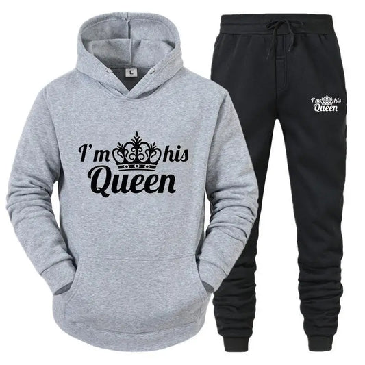 Women’s Queen Tracksuit – 2-Piece Hoodie & Sweatpants Set