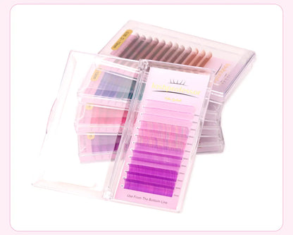 Colored Classic Eyelash Extensions – Soft, Natural & High-Quality Lashes