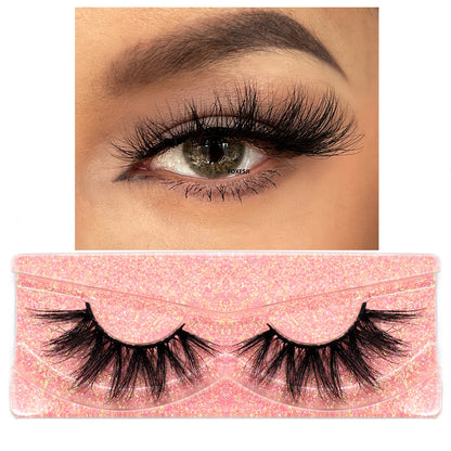 3D Mink Lashes – Fluffy Crisscross Wispy Strip Lashes 1 Soft Box