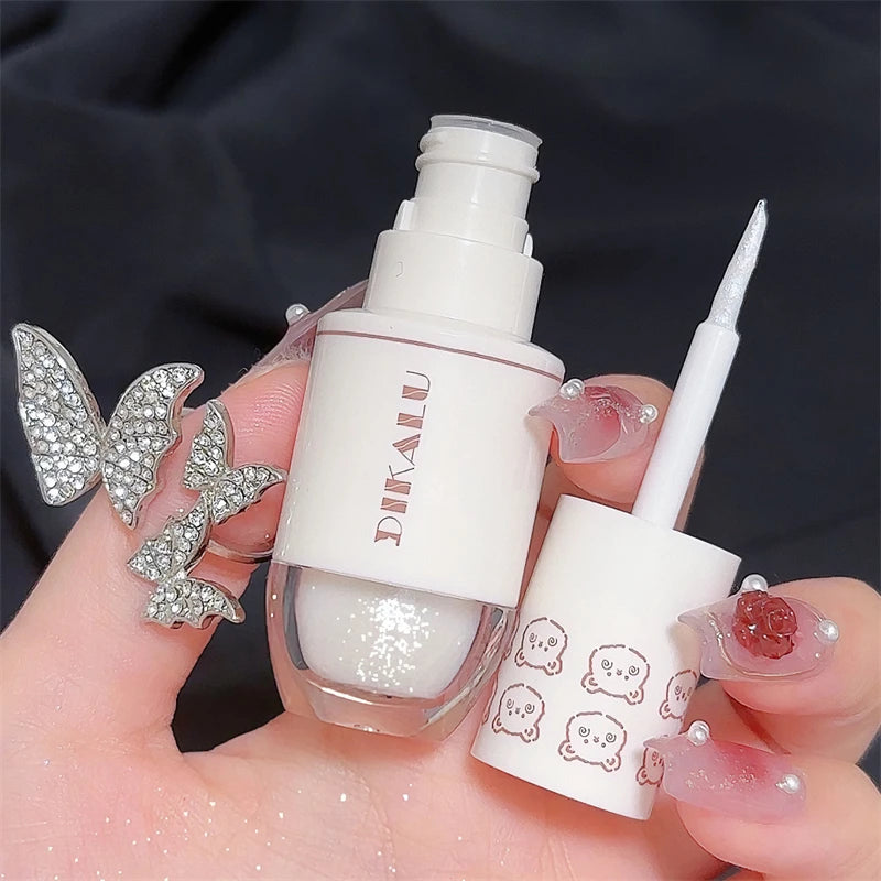 Bear Bowling Ball Liquid Eyeshadow – Super Sparkle Pearl Glitter Eye Makeup