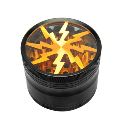 63mm Aluminum Alloy Grinder – 4-Layer Metal Herb & Spice Crusher with LED Lighting (5 Colors)