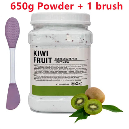 650g Chamomile & Hyaluronic Acid Jelly Mask Powder – Hydrating, Firming & Brightening Facial Treatment 💆‍♀️✨