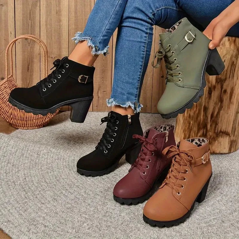 Women’s Lace-Up Ankle Boots