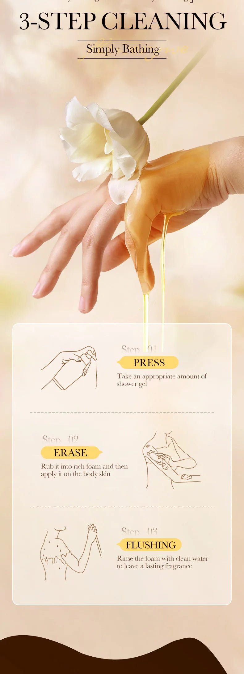 24K Pure Gold Body Wash