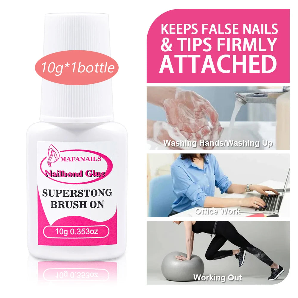 Fast Drying Nail Glue – Extra Strong Adhesive for False Nails & Nail Art
