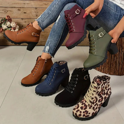Women’s Lace-Up Ankle Boots