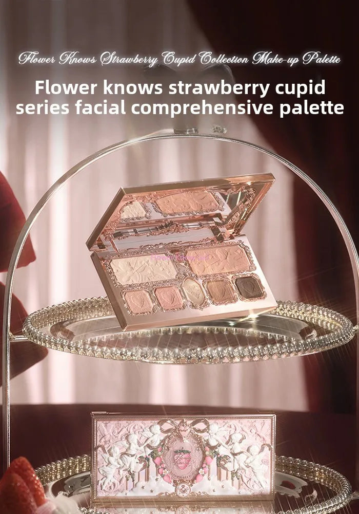 Strawberry Cupid Complexion Palette – Blush, Eyeshadow, Highlighter & Bronzer