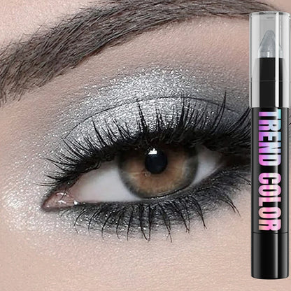24-Color Pearlescent Glitter Eyeshadow & Eyeliner Pencil – Waterproof, Shimmer & Matte Eye Makeup