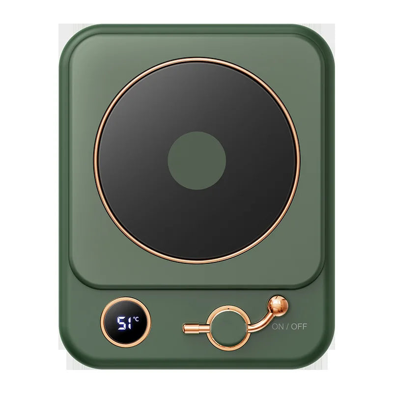 Electric Coffee Cup Warmer – 3-Setting Temperature Control Heating Coaster