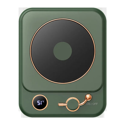 Electric Coffee Cup Warmer – 3-Setting Temperature Control Heating Coaster