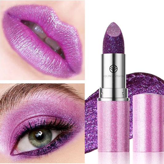 YOUNG VISION Color-Changing Pearl Lipstick – Flash, Glow &amp; Go!