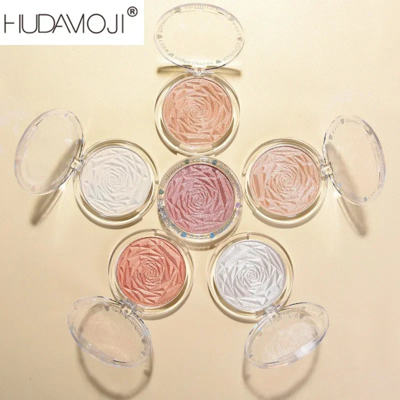 6-Color Diamond Highlighter Powder Palette