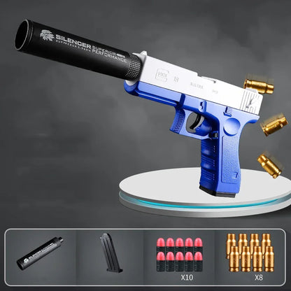 Shell Ejecting Soft Bullet Pistol