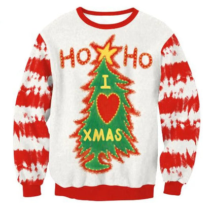 3D Funny Christmas Sweater – Green Holiday Jumper for Party & Festive Wear