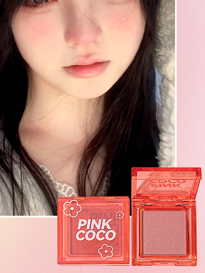 🌸 PINKCOCO Fine Shimmer Tipsy Blush – Multi-Use Soft Mist Glow