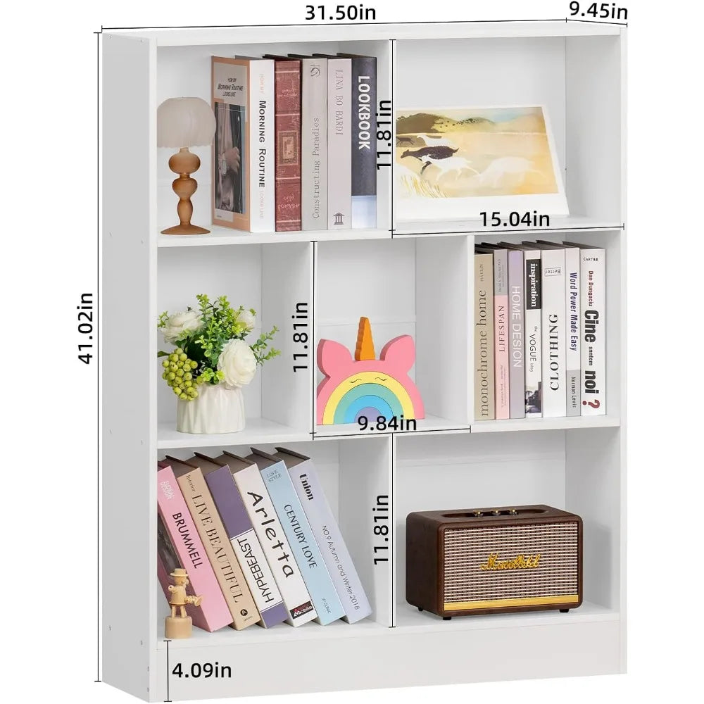 7-Cube Modern Bookcase