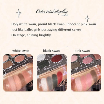 Flower Knows Swan Ballet Eyeshadow Palette