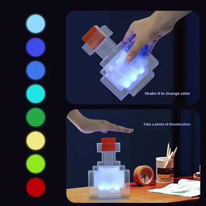 Brownstone Flashlight LED Night Light – Color-Changing USB Rechargeable Decorative Lamp