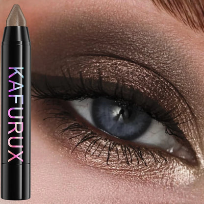 24-Color Pearlescent Eyeshadow & Eyeliner Pencil – Waterproof Shimmer and Matte Makeup Pen