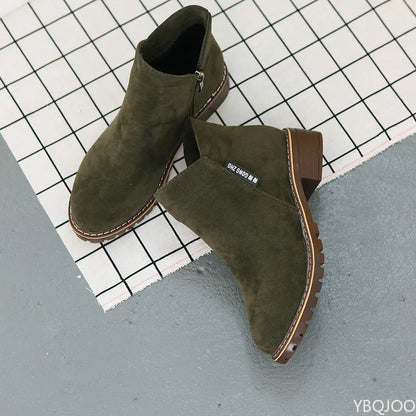 Women’s Platform Ankle Snow Boots – Thick Sole Winter Fashion Boots