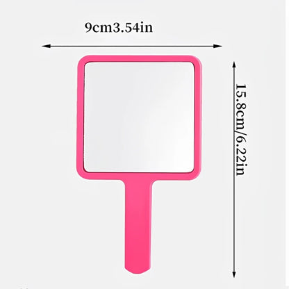 ✨ Handheld Makeup Mirror – High-Definition Square Vanity Tool