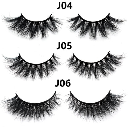 3D Mink Lashes – Fluffy Crisscross Wispy Strip Lashes 2 Soft Box