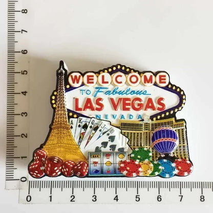 Las Vegas Souvenir Fridge Magnet