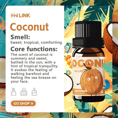 10ml Coconut Essential Oil – Aromatherapy & Body Care