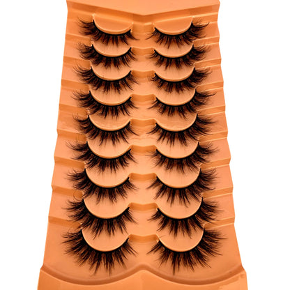 3D Mink-Effect False Eyelash Set – Soft, Fluffy &amp; Full of Volume