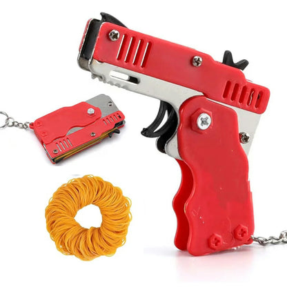 Mini Folding Rubber Band Launcher