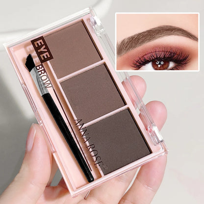 3-Color Eyebrow Powder – Waterproof, Long-Lasting Definition