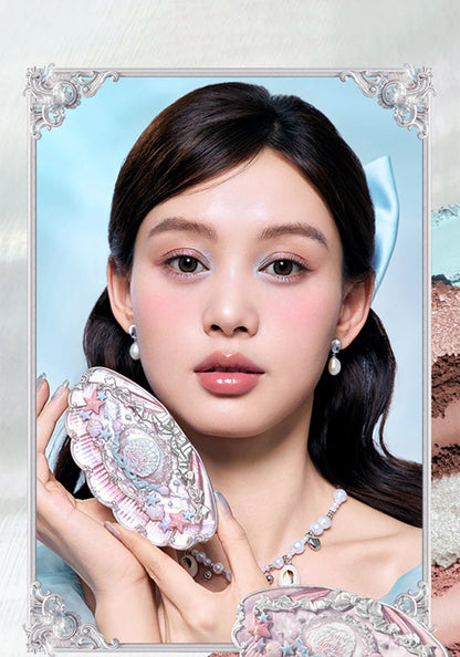 Flower Knows Shell Eyeshadow Palette – 6 Shades of Ocean-Inspired Elegance