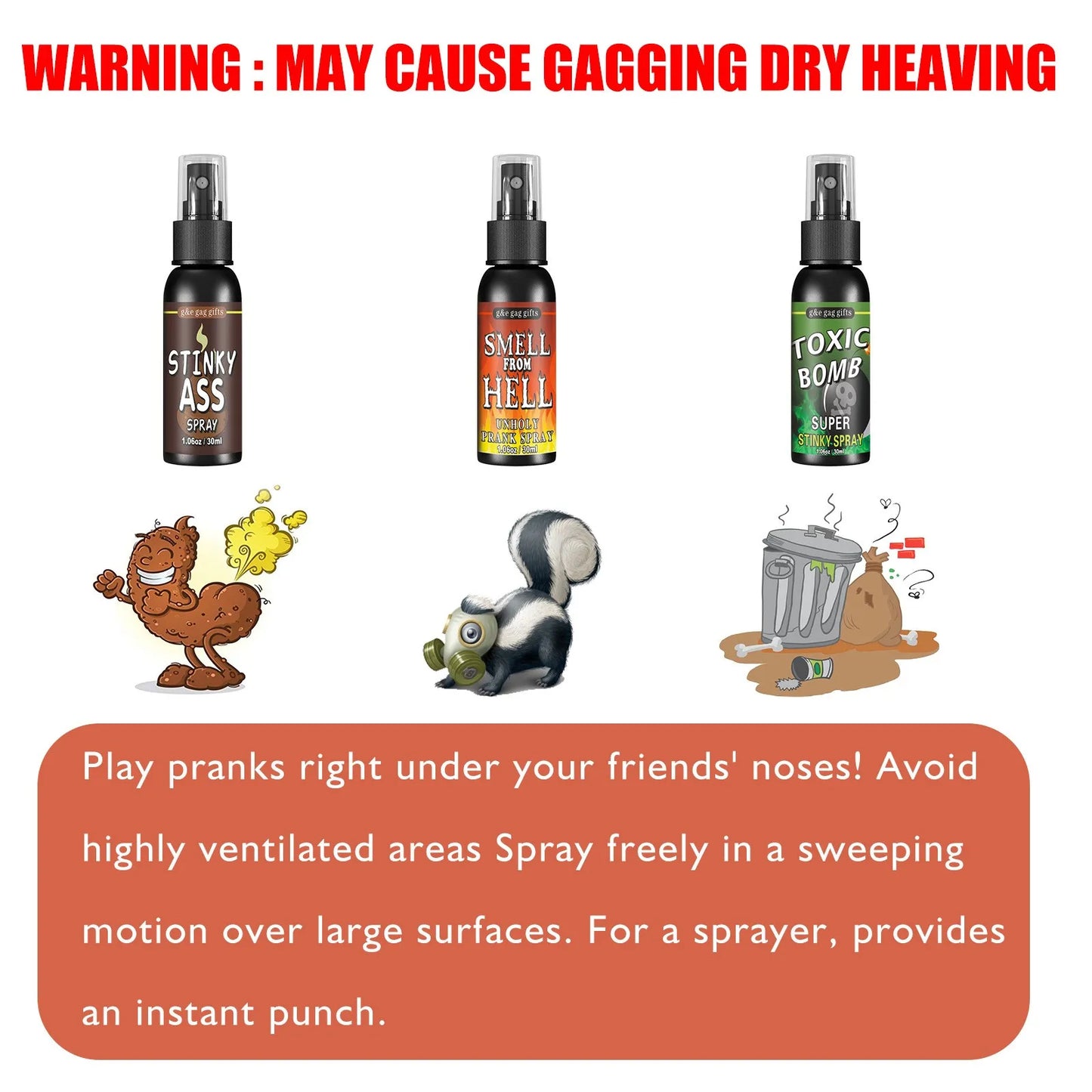 Poop Spray Prank Spray