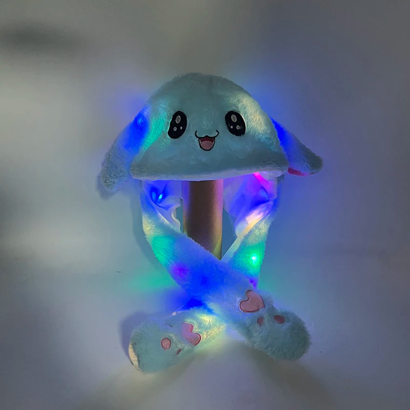 LED Moving Bunny Ears Hat