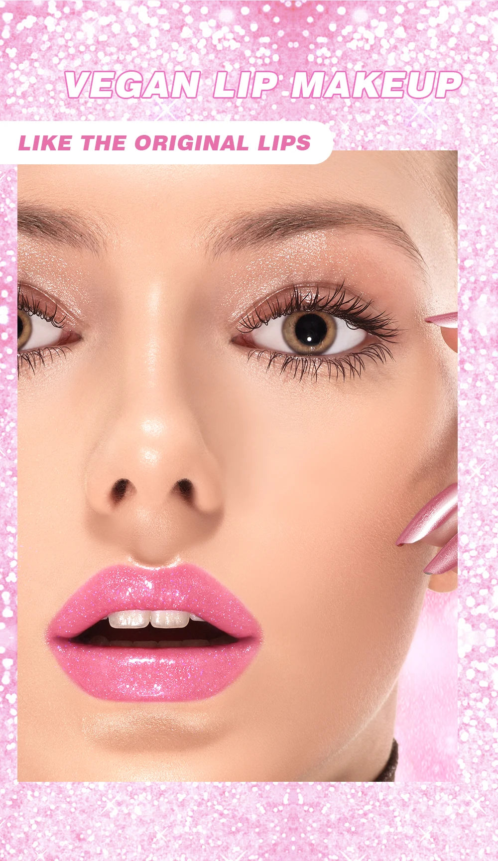 Glitter Crystal Jelly Lipstick – Color-Changing Moisturizing Lip Tint Balm