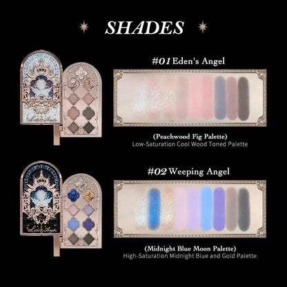 Little Angel 9-Color Eyeshadow Palette – Shimmer & Glitter Finishes