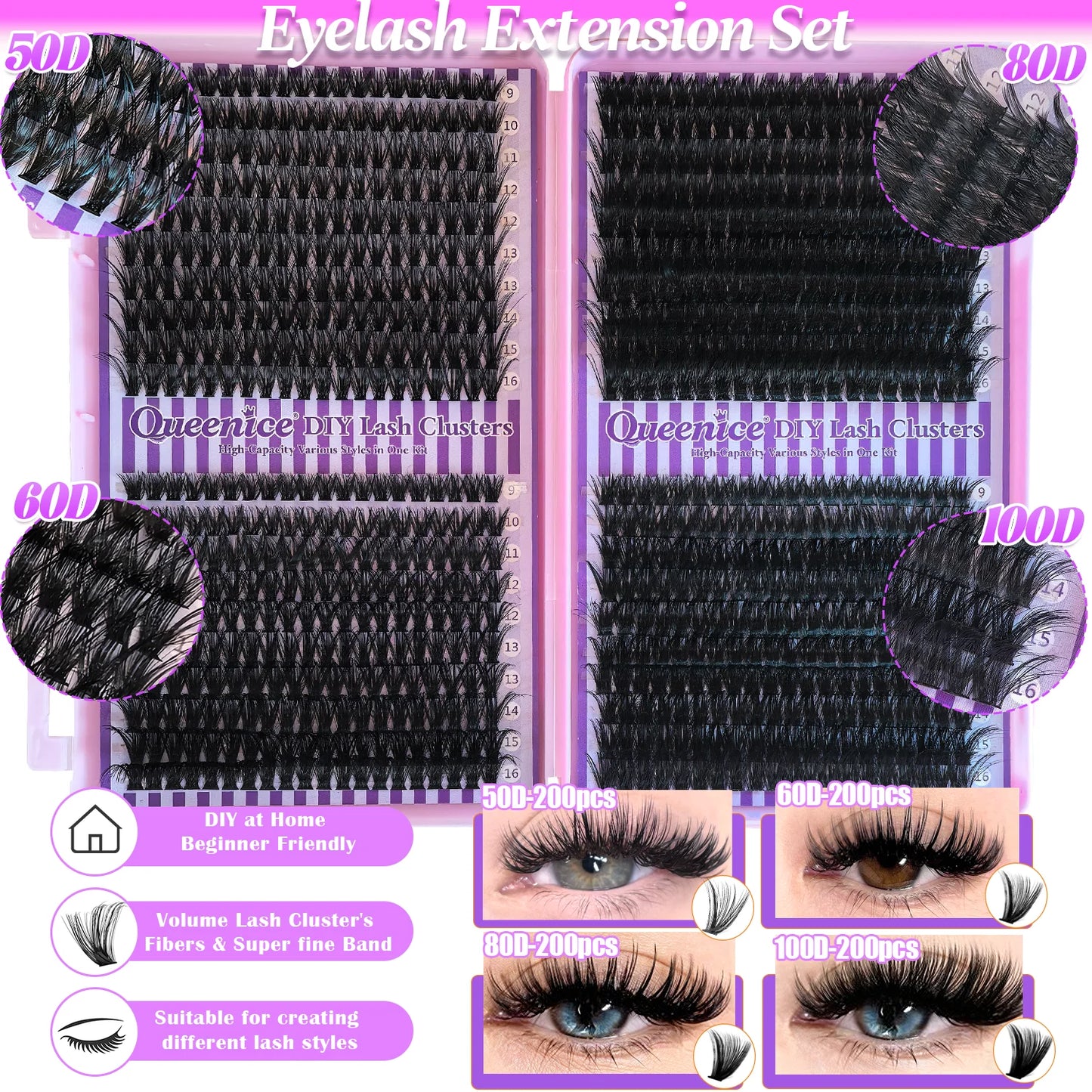 DIY Cluster Lash Extension Tray