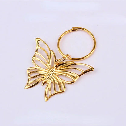 5pcs Butterfly Hair Beads