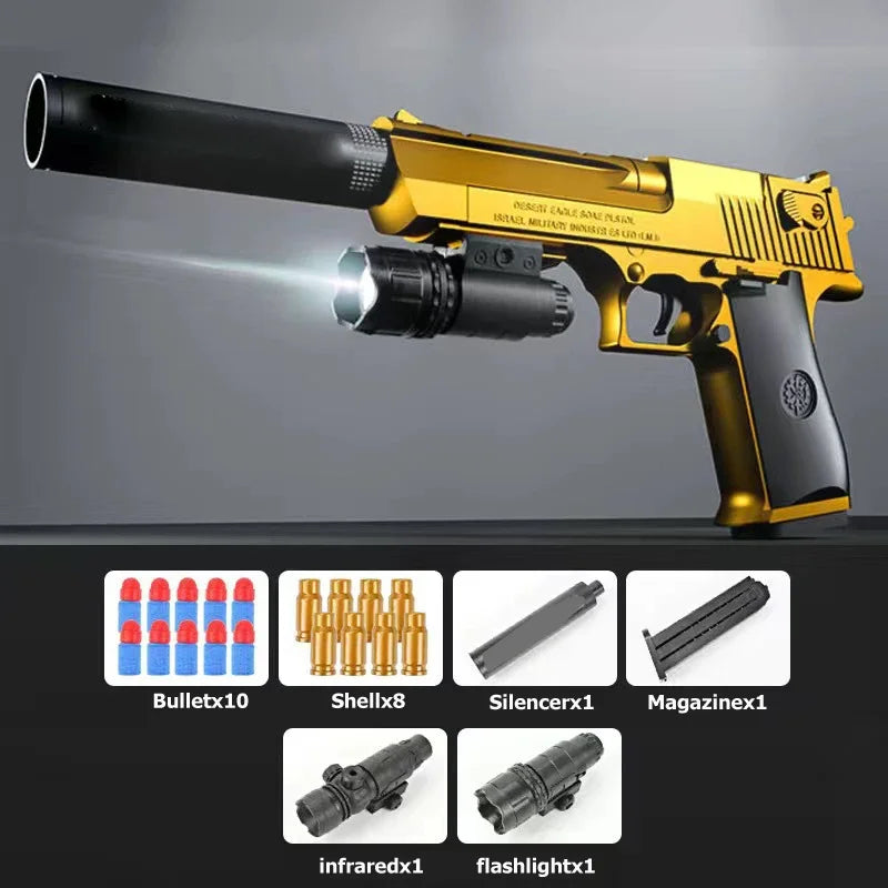 Desert Eagle Shell Ejecting Toy Pistol