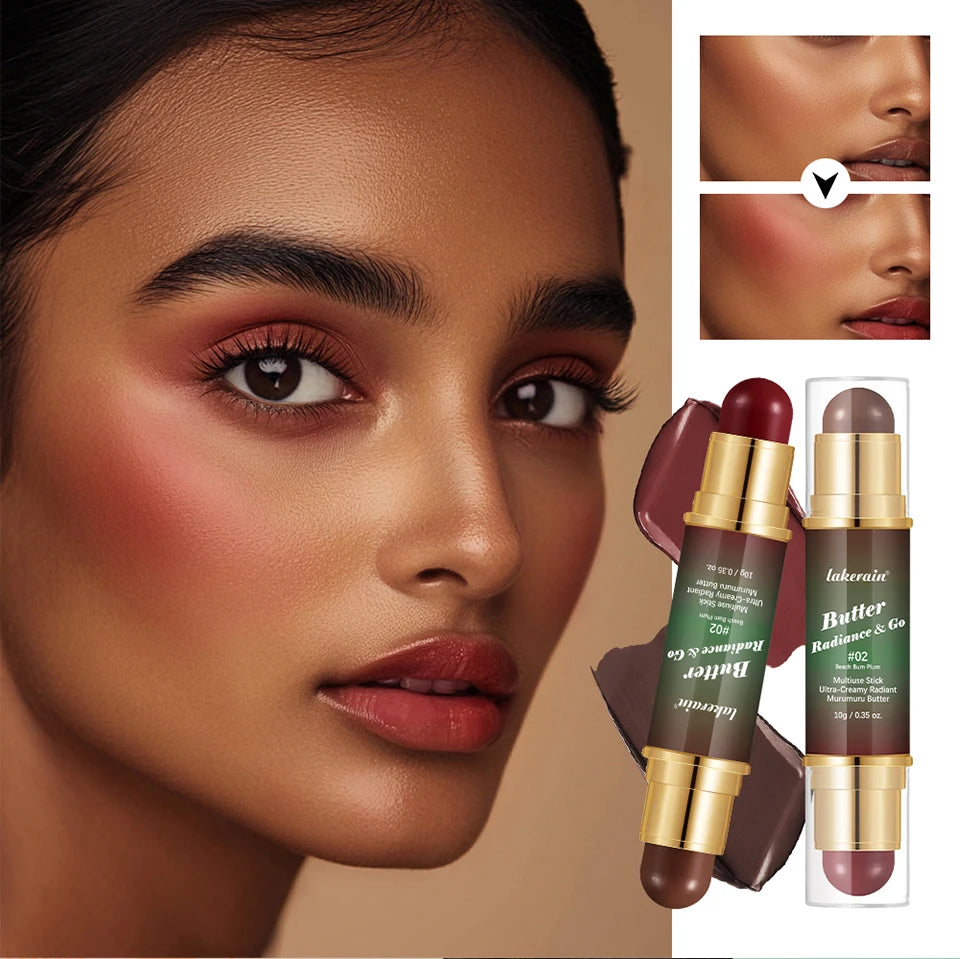 Butter Glow & Go Multiuse Stick – Dual-Ended Bronzer & Blush for Face, Eyes & Lips