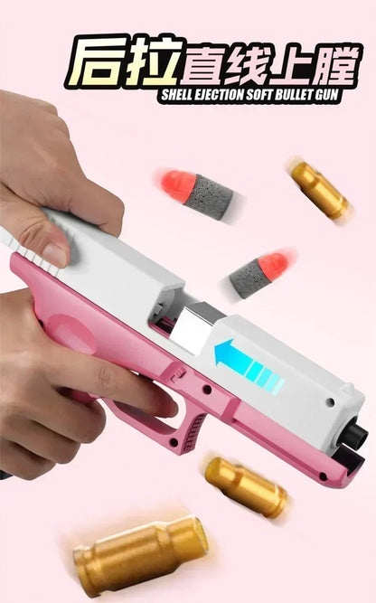 Shell Ejecting Soft Bullet Pistol