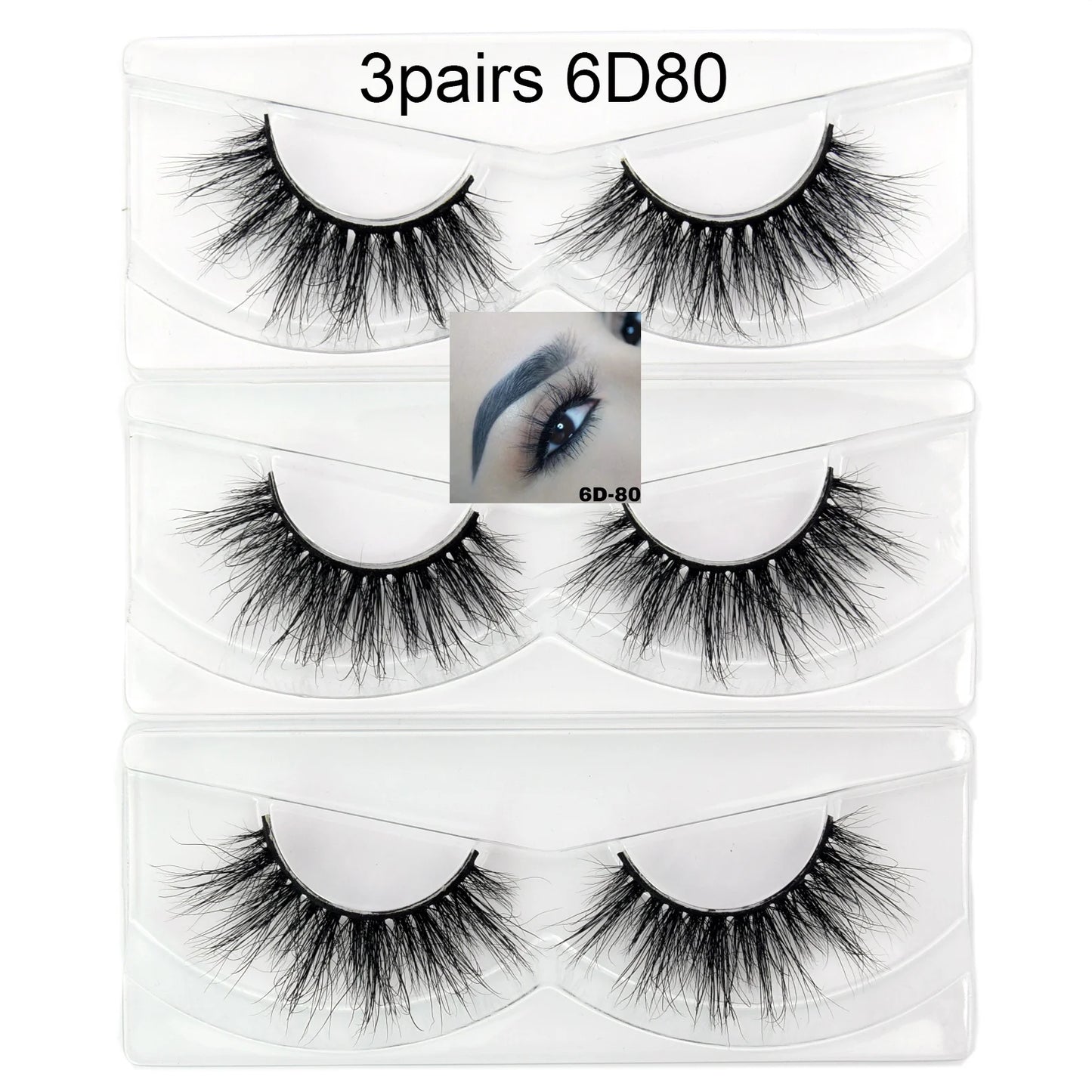 Natural Half Eye False Eyelashes – Soft Mink Look with Lightweight Cotton Band