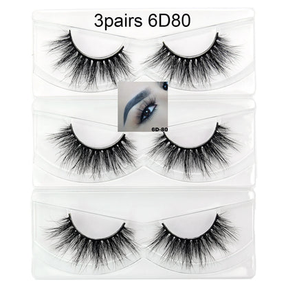 Natural Half Eye False Eyelashes – Soft Mink Look with Lightweight Cotton Band