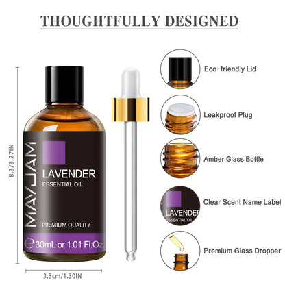 Aromatherapy Essential Oil – 30ml Single Scents