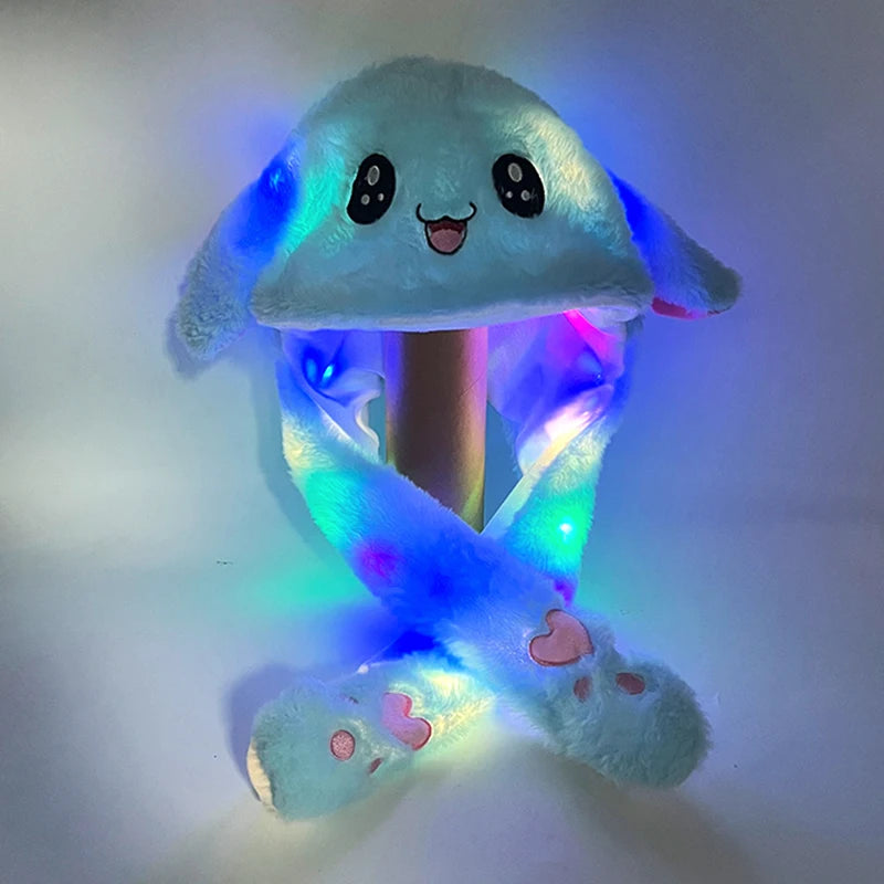 LED Moving Bunny Ears Hat