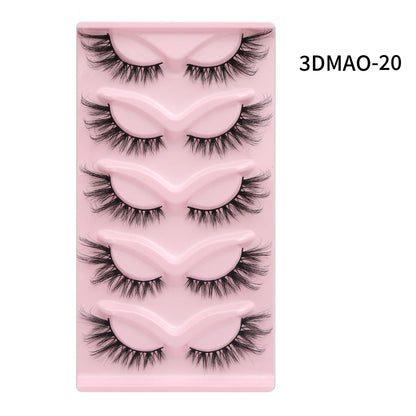 Cat Eye 3D Lashes – Fluffy, Wispy, Manga Magic