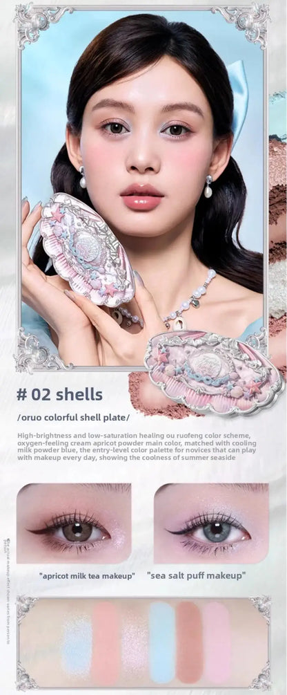 Little Angel 9-Color Eyeshadow Palette – Shimmer & Glitter Finishes