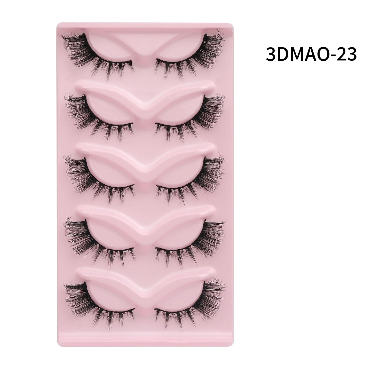 Cat Eye 3D Lashes – Fluffy, Wispy, Manga Magic