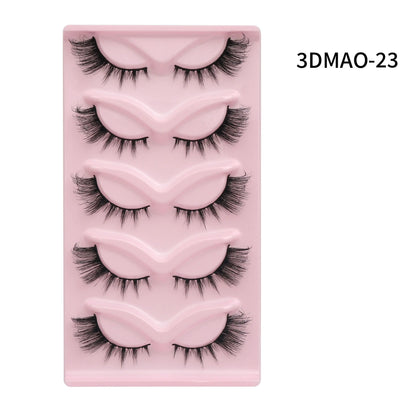 Cat Eye 3D Lashes – Fluffy, Wispy, Manga Magic